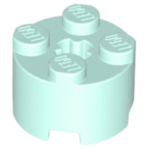 Steen, Rond 2x2 Light Aqua